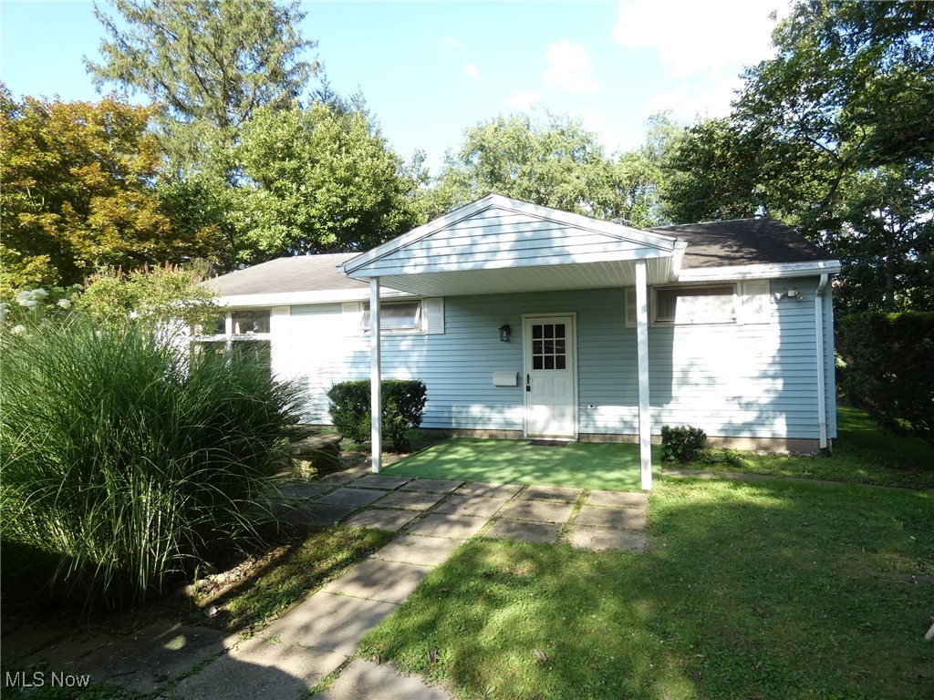 Check this home out that features 3 bedrooms, hardwood floors, a spacious kitchen w/lots of cabinets, 1 full bath, a lovely patio and a full basement that could easily be finished and has a B-dry system that transfers to the new owner. Enjoy watching nature on the covered patio as the deer and other wildlife like to play in the .62-acre yard! Laundry is in an upstairs bedroom but can be moved back to the basement. This home sits outside the village limits but is close to all the amenities. Roof was replaced in 2010, new furnace and central air in 2024, new sewer line in 2012. Maysville LSD. Call your favorite Realtor for an appointment today!