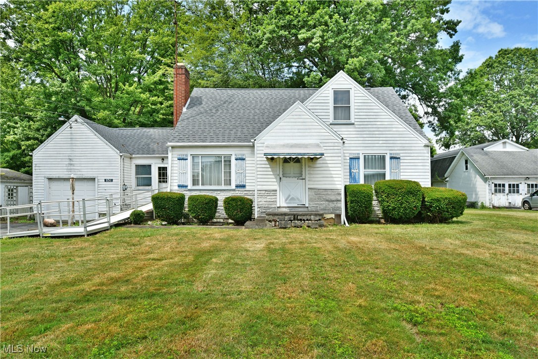 This unassuming Vienna Cape Cod packs a huge punch with its eight available acres that span two separate parcels! The adjoining lots allow for easy separation if needed, both with main road frontage, allowing a perfect opportunity to build, expand or simply enjoy the land for natural privacy and recreation alike. The existing home brings a move-in-ready living space that’s ready for your creativity or easily used as an investment property. Curb appeal notables include an aluminum mobility access ramp that leads to the secondary entrance, three garage bays that combine both a single car attached and a two-car detached unit, and finally a scenic backyard gazebo for taking in the views out of the sun. Through the front door, the welcoming living room makes great use of the natural light as a stone mantle with inset fireplace is an easy centerpiece. Hardwood flooring runs underfoot, continuing down the hallway and into the pair of first floor bedrooms. They are joined by a brightly colored full bath and its decoratively lit, mirrored vanity. Opposite the living room, the expansive combined kitchen and dining areas wow with a large footprint. The finished sunroom looks on nearby, beckoning with a four-season retreat. On the second floor, three additional bedrooms bring the total to five, with one room featuring a full kitchenette for an in-law suite. They are joined by yet another full bath at mid hall. Downstairs, a partially finished basement includes a corner bar area. Zoned commercial (please verify if it meets your needs). Roof less than 2 years, windows are not original, most areas have hardwood floors, full suite upstairs was used as a second living space.