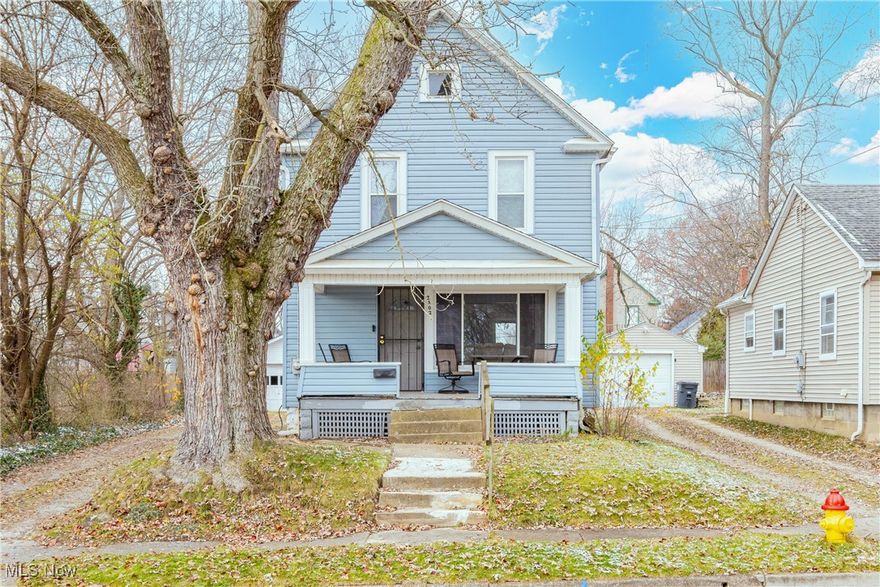 Discover your new haven in this delightful three-bedroom, one-bathroom home, ready for you to move in and make it your own! Enjoy relaxing on the inviting covered front porch, perfect for sipping your morning coffee or unwinding in the evening. This home features a spacious kitchen that’s ideal for cooking and entertaining. The two-car detached garage gives you plenty of space for vehicles and storage. Don’t miss out on this wonderful opportunity! Schedule a viewing today and see all that this home has to offer!