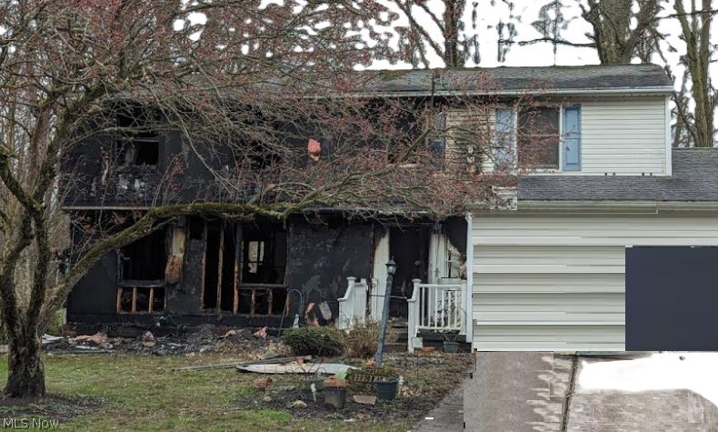 86 Marwyck Dr Northfield, OH 44067 has 4 bedrooms & 2.5 bathrooms & 2 car garage that suffered a fire. With small changes this home could easily be a 5 bedroom, 3 full bathroom home. There is a HUGE yard, above ground Swimming Pool, Deck, rear Sunroom & large Family Room with fireplace, front expansive Living Room, LARGE Kitchen with Eat-In area plus separate Dining Room that rounds out this Colonial home. Situated in Brandywine Estates in the Nordonia Hills School District on over a half acre neighborhood lot! The bedrooms are very large, the second bedroom could easily be 2 bedrooms or a 2nd Primary bedroom for multigenerational living. The property is being offered for sale by the family and is being sold As Is due to the fire. The home has smoke damage though the 1st and 2nd floors, minimal damage in the basement with the main damage in the living room and bedroom above the living room. Some of the floor joists and some walls will need to be replaced with all areas of the home remodeled due to the damage. There is a structural engineered report from the insurance company available for the Buyer of the property, however, Sellers have not hired a structural engineer themselves but have relied on the insurance company reports for the areas of floor joists and wall replacement. The alternative here is to demo the home and build from the ground up as new construction, there have been VERY FEW residential lots available in Northfield over the years. Nordonia School District is very sought after so do not miss this extremely rare opportunity. There will be no admittance to the home without an accompanying purchase Agreement subject to the admittance / inspection of the property. You can schedule with your favorite professional real estate agent to walk the premises, otherwise you can schedule an appointment with the listing agent. Again, the property is being sold AS IS and can be rebuilt / remodeled or demoed and rebuilt as new.