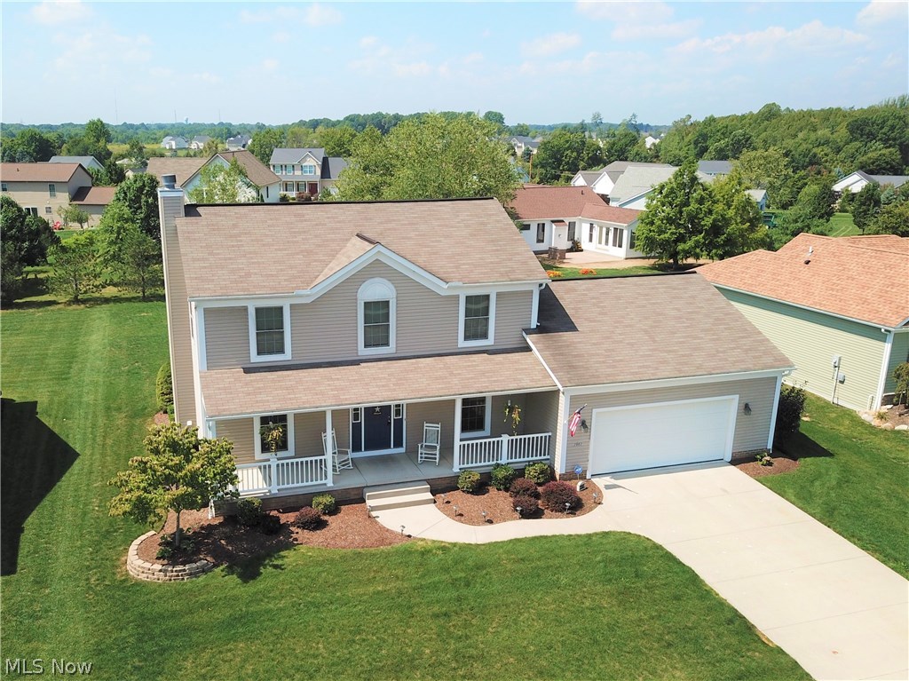 This 3-bedroom, 2.5 bath home that has been beautifully maintained! The large living room with a fireplace and eat-in kitchen are open and flow into each other. Beautiful new floors throughout the foyer and kitchen. The dining room offers a nice spot for more formal dinners. Quick access to the spacious deck and backyard through the sliding glass doors in the eat-in kitchen. Laundry and half bath are conveniently located on the first floor. Head upstairs to find the master suite with a walk-in closet and full bathroom, two additional bedrooms, and another full bathroom. The covered front porch offers a peaceful spot to relax. Call today for a private showing!