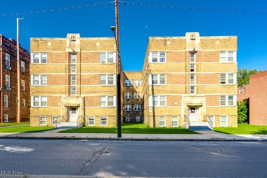 28-Unit Apartment Complex Prime Location Near Cleveland Clinic & University Hospital

This well-maintained 28-unit apartment complex offers a solid mix of 16 spacious one-bedroom units (approx. 650 sq ft each) and 12 large studio apartments (each over 550 sq ft). Located just minutes from Cleveland Clinic, University Hospitals, and Shaker Square, this property is ideal for tenants seeking convenience, comfort, and connectivity.