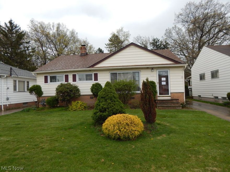 Nice 3 bedroom ranch in the heart of Parma! All the convenience of one floor living at it's finest! Spacious living room, kitchen with ample cabinets and counter space. Don't miss the covered patio overlooking the backyard. Perfect for entertaining. Just bring your BBQ! Being sold as-is. Call today to schedule a private tour!