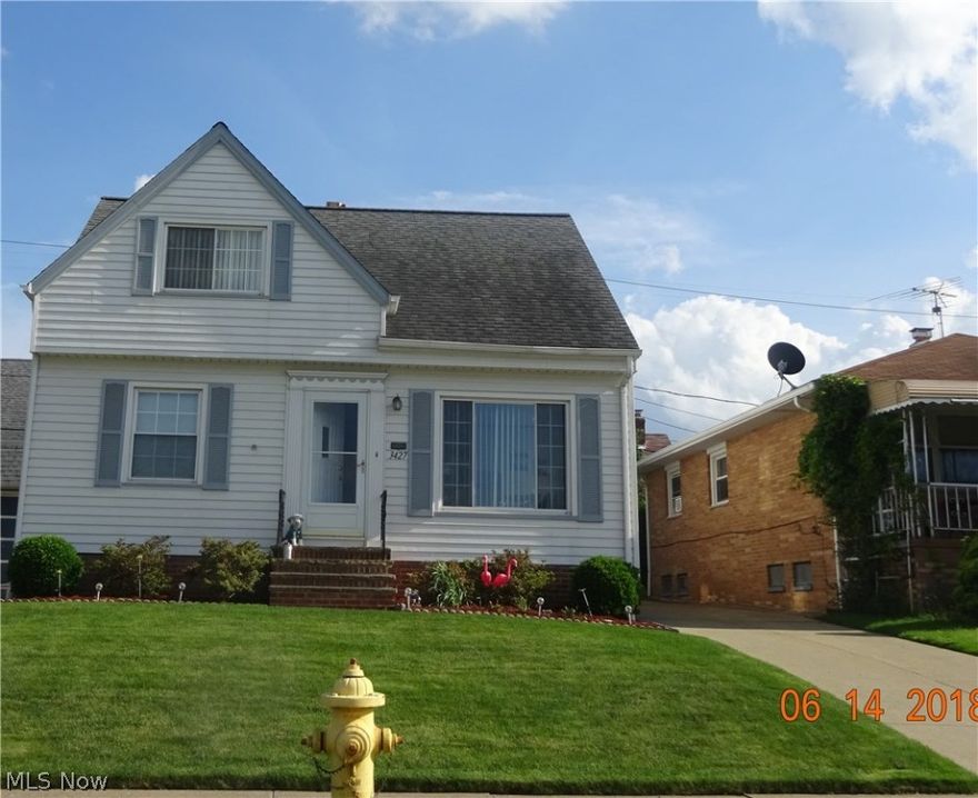 Welcome home! Move right in to this well cared for home! Newer windows & exterior doors. Updated kitchen with great cabinet and counter space & updated bathroom. Hardwood floors in living room and first floor bedrooms. Bedroom upstairs has newer flooring and cedar closet, built in drawers and additional attic storage space. Finished recreation room in basement and glass block windows and updated electrical. All appliances and window treatments stay. Close to public transportation, shopping and access to 480 and 77