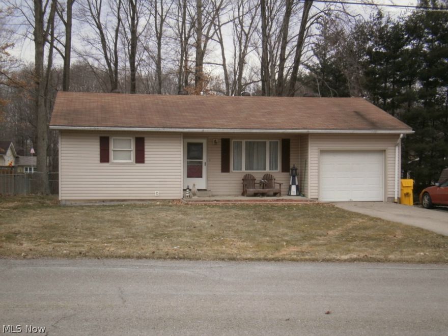 Relax in this quiet neighborhood that is located on a Dead-end street with very little traffic.  This home has new Dark-laminate flooring and new carpeting in all the bedrooms.  The bathroom has been totally updated from floor to ceiling, including the tub, shower, sink, vanity, toilet, flooring, lighting.  Enjoy entertaining in the very large, oversized Kitchen and eating area-combo that has sliding doors entering onto a patio in the enclosed entire backyard.   The full basement is just waiting  to be finished as a blank-clean canvas.