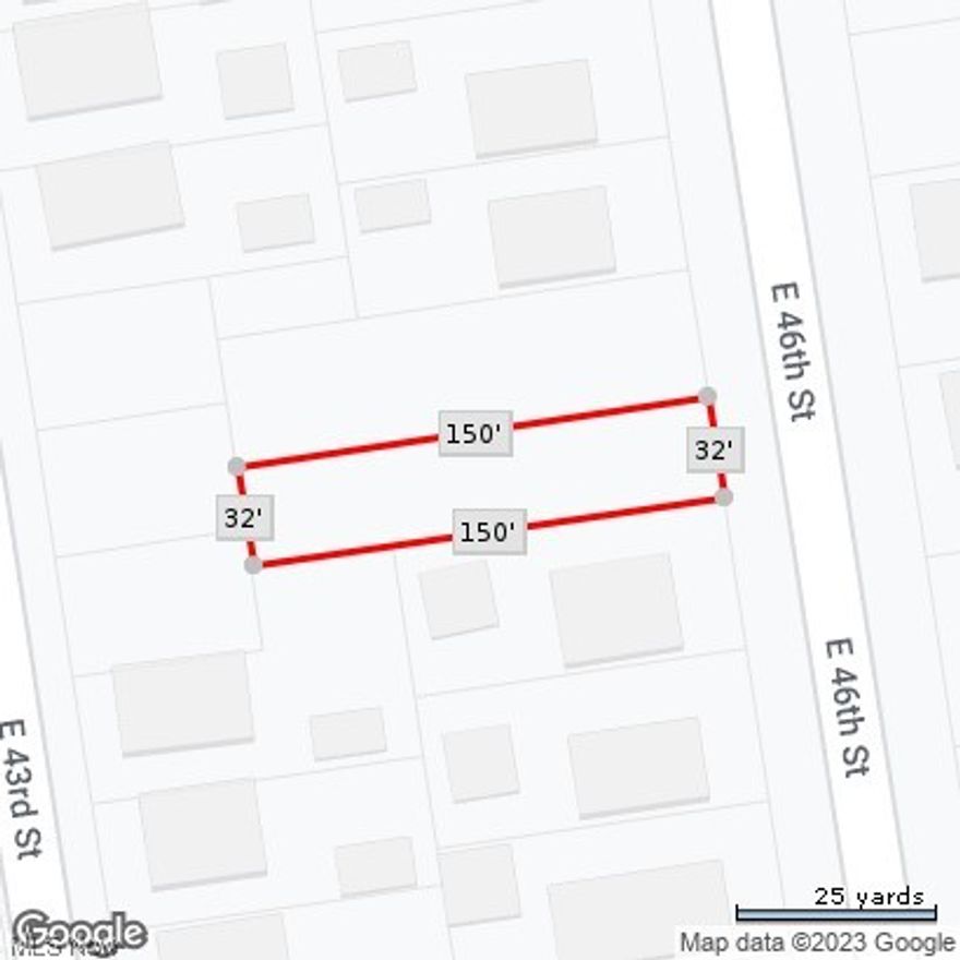 Buildable lot located in desirable Cleveland area.