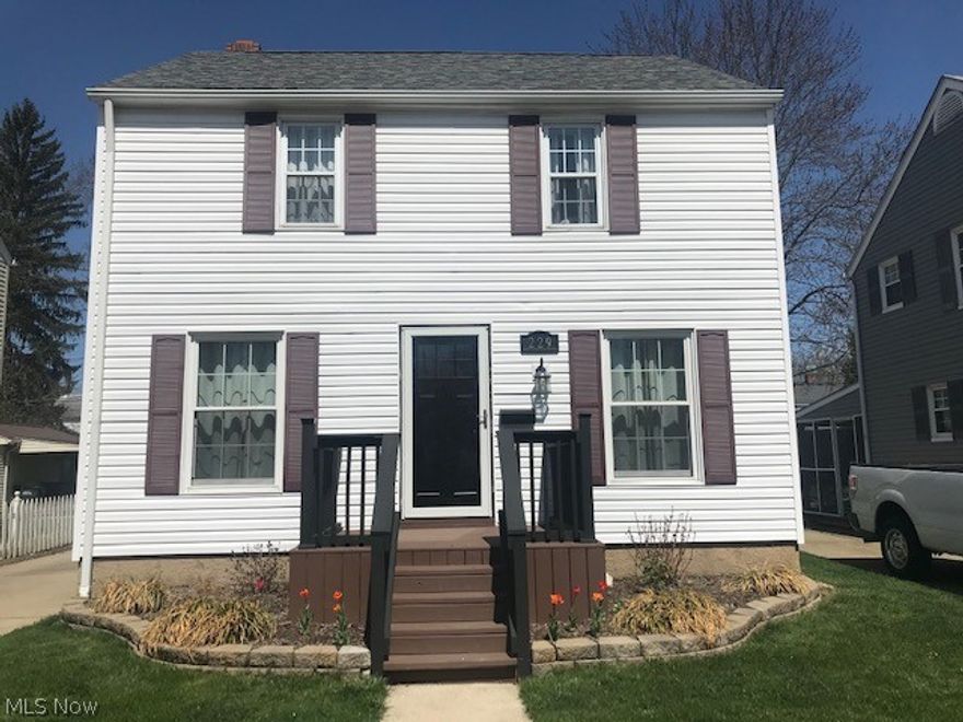 Welcome Home!!  This well maintained 3 bedroom colonial is waiting for you to call home.  Freshly painted for a warm and welcoming feel.  Living room and dining feature original hardwood floors which flows perfectly to the updated laminate flooring in the kitchen.  Kitchen has been extended to supply ample counter space and slow close cabinets.  The upper level boasts 3 nice size bedrooms and full bath.  This home features newer replacement windows throughout with brand new lower level front windows  (2019), new front and back screen doors (2019), new furnace (2020), new hot water tank (2021), blown in attic insulation (2020),  new garage door opener (2019), any many other small detailed improvements to make this home ready for you. Perfect location in the heart of all Cuyahoga Falls has to offer.   Set your showing before it's gone!