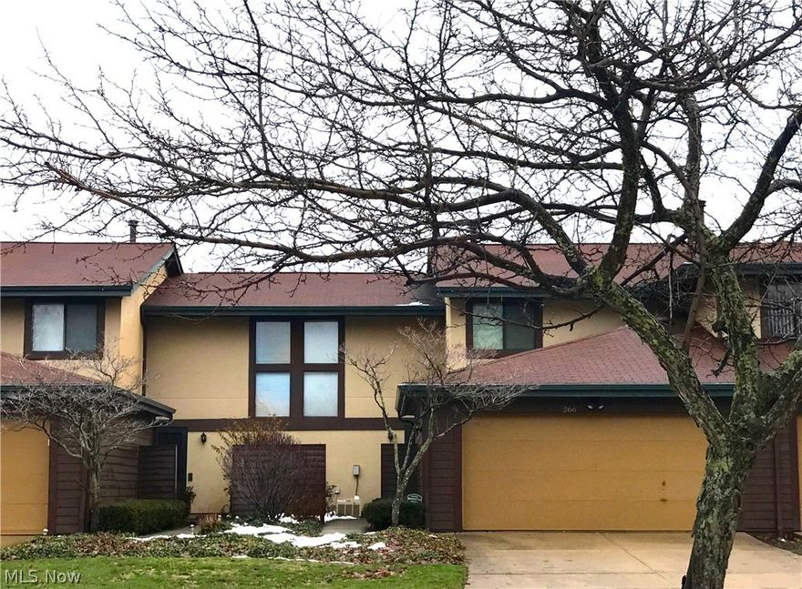 Magnificent town home located in the gated community of Woodhawk. Beautifully updated throughout including kitchen cabinets, counters, and lighting, hardwood flooring on first floor, and window treatments throughout. AC was replaced in last 2 years. The first floor features a large living room/ dining room with a wood burning fireplace and sliders to a charming screened in porch, an expansive eat-in kitchen, powder room,  and 1st floor laundry. The second floor includes a spacious master suite with walk in closet and master bath as well as a second large bedroom and hall bath. The 2 car attached garage has ample storage space. Woodhawk  is conveniently located close to shopping, restaurants, and hospitals. Amenities include 24/7 gated security, 2 heated pools, a clubhouse, workout facility, tennis courts, landscape maintenance, snow removal, trash removal, water, sewer, and on site management.