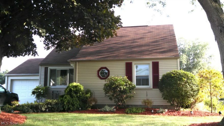 Charming Bungalow conveniently located in the near the heart of Massillon. Great starter home or downsizing for retirement! Many updates on this lovely home: Newer roof, Furnace, A/C, siding, windows, carpet, custom sliding door to patio, Convenient to shopping, banking, Rt. 21! Garage appears single (don't be fooled...it is a tandem & fits 2 cars). Fully finished basement works great for media/recreation area w/ built-in bar & trophy case. (Currently a "BROWNS" fan room! Bring your jerseys)

Backyard has a privacy fence around the patio w/ accenting landscape.  Not much mowing on this property w/ the layout of the landscape!  Almost maintenance free!

Stove, built-in oven, Refrigerator convey w/ property.  Washer & dryer do not convey.