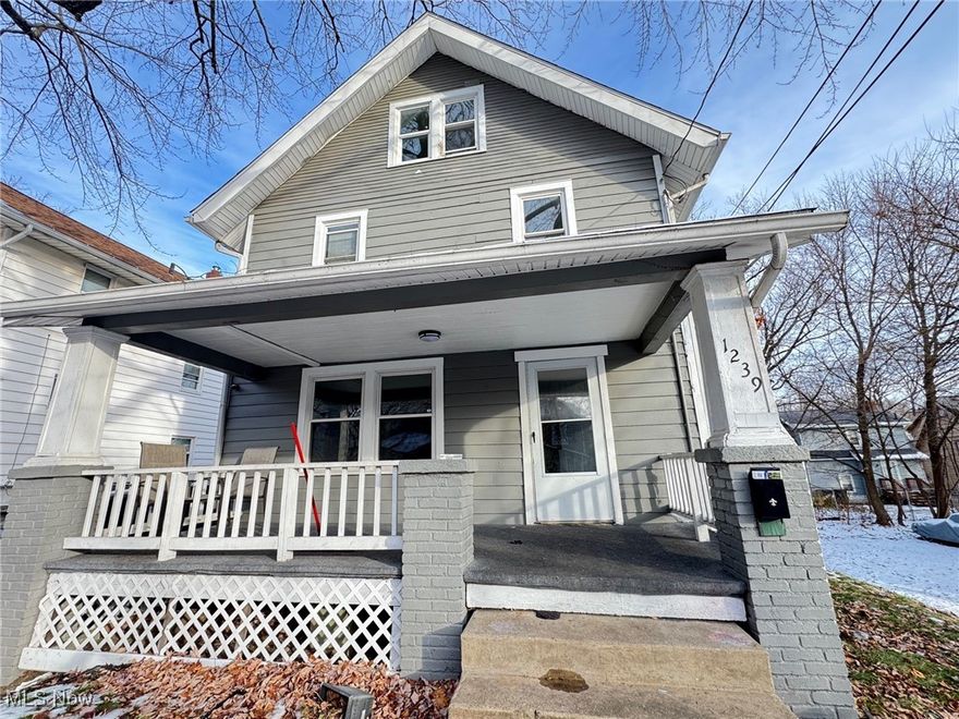 Five real bedrooms. Great for section 8 to pay maximum amount of rent. Property was rehabbed but needs refreshed and some tlc. Newer kitchen cabinets with soft close doors and drawers. Bath remodeled. Needs interior paint and owner is willing to either have it painted or accept a lower offer. Cement driveway and nice two car garage with newer door. Replacement windows in most of home.