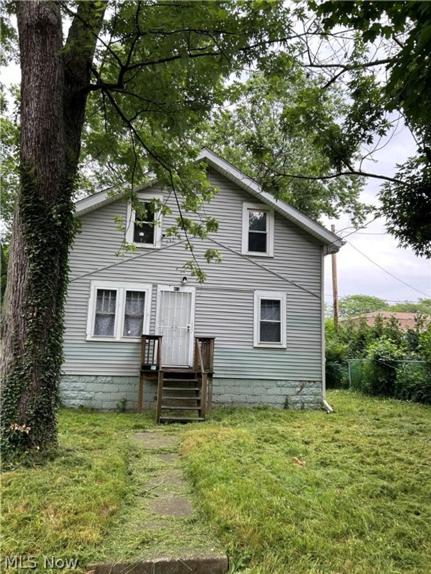 It is a good investment property. 3 Bedrooms and 2 full bathrooms. First-floor living with a full bath and bedroom on the main floor. This property has been updated. Double lot. The property had a blown water pipe this winter and all the supply lines and shut-offs have been replaced. the full bath on the main floor was updated and there has been new flooring in the 2 bathrooms and the kitchen. The last tenant was there for 6 years and paid $950 monthly.