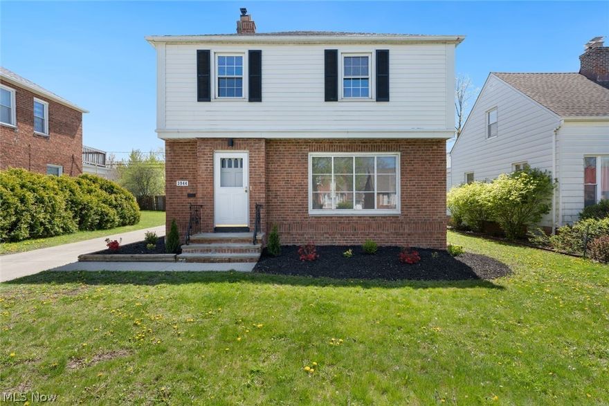 Welcome to this newly renovated home, ideally situated just a short drive drive from downtown Cleveland, Beachwood Mall, Legacy
Village, and a plethora of restaurants, pubs, and shops. This three-bedroom, two-bathroom home combines modern elegance with
convenient living. Step inside to discover an open-concept living space flooded with natural light, perfect for entertaining guests or
simply relaxing with family. The updated kitchen boasts new appliances, granite countertops, and plenty of storage space. You'll enjoy
the convenience of the 1st floor half bath & home office. The second level consists of the updated full bath & three spacious bedrooms. Outside, the backyard offers privacy and space for outdoor enjoyment. With it's prime location and stylish upgrades, this home offers the best of both worlds- urban excitement and suburban tranquility. Call for your private tour today!