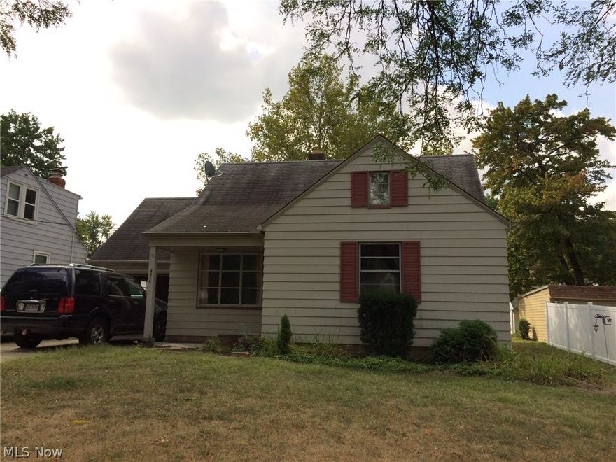 Come make this 3 bedroom Cape Cod your own! Great location! First floor full bath. Large eat in kitchen with attached bonus room leading out to a brick paver patio and fenced in backyard. Finished basement. Attached Garage. Hardwood floors. Larger than it appears! Come view today!