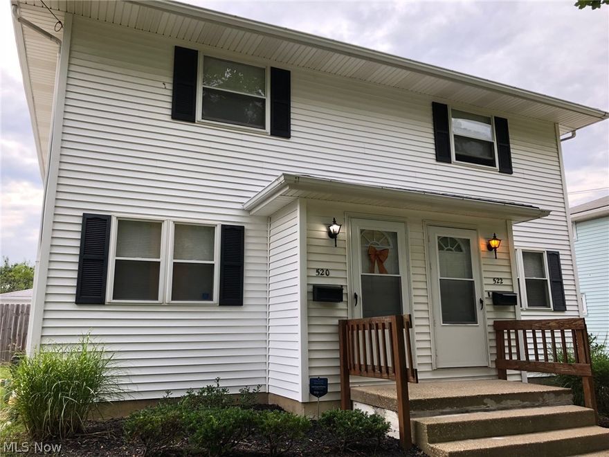 Great 2 story duplex in West Akron for Investors or Owner Occupants. Let the renters pay the mortgage. This side by side duplex has two spacious bedrooms and two bathrooms in each unit. Both bedrooms have large closets and are next to the upstairs full bathroom. The main floors offers a living room with a large window, a full kitchen with appliances, and the back room with a slider and can be the dining room and/or office or family room. There is also a half bathroom on this floor. The basement is spacious and has plenty of room for a recreation room or playroom or workout room. There is a two car garage and other parking spots in the back of the home. All utilities are separate and the tenants pay all utilities. Both units are occupied and both tenants would prefer to stay. This duplex is kept in excellent condition and has a great rental history.  The duplex received a new roof in May 2022.