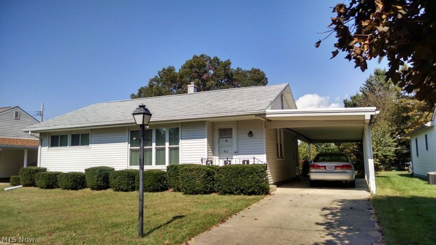 Nice Location!! Great starter or a home to downsize in. 2 bedroom, 2 bath ranch home with carport. Room in lower level could be easily refinished. 2nd bathroom is in the lower level. Stove, washer and dryer stay. 60x192 Lot. Take a look!