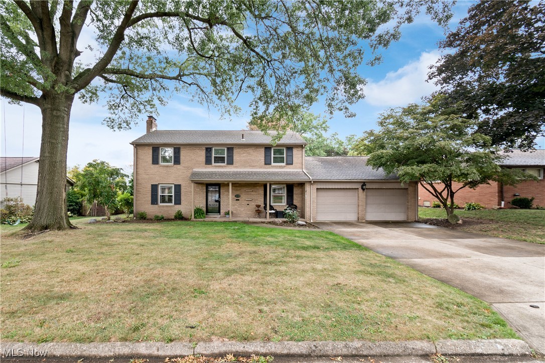 This charming four-bedroom Charity Rotch Colonial features original character and timeless details. As you enter the home, you are greeted with a grand foyer and custom staircase as well as original hardwood floors throughout most of the home. There is a large living room with a custom fireplace, perfect for those cold Ohio winters. The first floor features an office/game room or potential fifth bedroom with a closet. The expansive gourmet kitchen with tile floors, granite countertops and stainless steel cabinets will delight even the greatest culinary enthusiast. Enjoy the convenience of a half bathrooms and first-floor laundry area, perfectly situated near the two car attached garage. Upstairs are three large bedrooms as well as the primary bedroom with two walk in closets! The unfinished basement awaits your creativity with even more storage. You will appreciate the partially fenced in backyard with storage shed. Located in a prestigious neighborhood near shopping, highway access and more! This home offers a perfect blend of classic charm and modern functionality, ideal for comfortable living. Schedule your showing today!