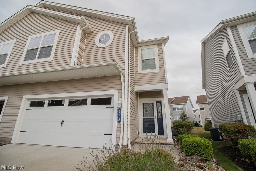 Welcome to gated, lakefront living at Larimar! Bring your kayak, raft, and trunks to the private Lake Erie access! Around the corner from everything in Willowick and down Vine Street from Historic Downtown Willoughby, this "Like-New" colonial condo features an open 1st floor concept Kitchen, Dining, and Great Room featuring a gas fireplace.  The Kitchen has warm wood cabinets, granite counter tops, tiled backsplash, and peninsula bar area with seating.  You can access the backyard patio off the Dining area and enjoy the spacious outside area behind your unit.  The 2nd floor features a large Primary Suite with dual vanities, roomy tile surround shower, spacious walk-in closet, along with two additional bedrooms, full bathroom, and laundry room including new clothes washer and dryer, and access to mechanicals for easy maintenance.  The home features a digital thermostat, newer Larson storm doors, blinds on all windows, whole house surge protector on main electrical panel and much more!  The community offers a relaxed lifestyle with the convenience of easy access to routes 90, 2, and 271!  The community provides lakefront views, firepits at the pool and lakefront, inground pool & pool house, and walking trails.  Schedule your visit to view this home and see this incredible setting on Lake Erie!