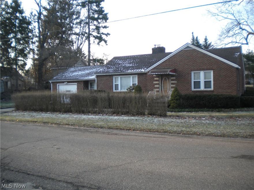 All brick ranch on spacious corner lot! [ 2 parcels ] Very large living room with beautiful fireplace and built ins. Covered / screened patio. Updates per seller include new kitchen 2002,roof 2008,furnace and air 2008,bathroom and lots of new carpet in 2017.