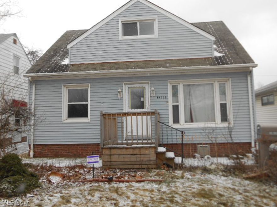 This would make a great starter home! 3 bedroom and 1 bath bungalow. Hardwood floors. Full, unfinished basement has glass block windows. C/A. 2 car detached garage inside a fenced yard. Buyer to assume ANY / ALL POS violations, POS on order.