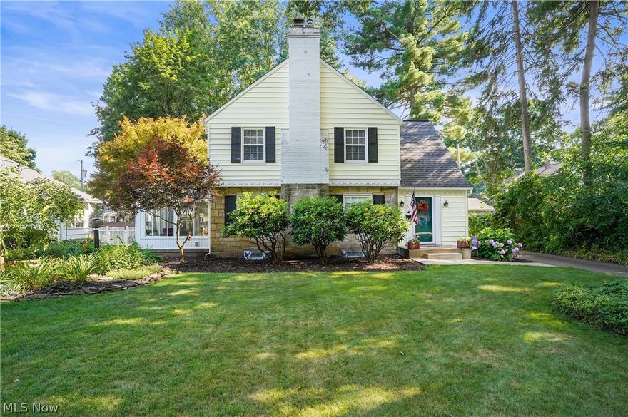 Endless character and charm in this traditional west Akron colonial tucked away in one of Akron’s quietest and most sought after neighborhoods. Step in the front door and follow the original hardwoods to a huge family room with built ins, crown molding, and wood burning fireplace that is also piped and ready for gas logs. Listen to the birds chirp while you sip your coffee each morning in the recently enclosed 3 season room that overlooks a beautiful perennial garden with colorful blooms all summer long. 3SR leads you to fully fenced backyard with concrete patio and grill pad. Back inside you’ll find a nearly floor to ceiling window that showers the dining room with natural light. Dining room opens to updated kitchen with newer flooring and cabinets, newer countertops and stainless steel appliances that stay.  Off the kitchen is a powder room and living room with new carpet, wood chair rail and French doors that lead you to the back yard. Upstairs are 3 large bedrooms and an updated full bath. Main bedroom has 3 closets, one a walk in and the other two with tons of built in storage. Partially finished basement updated in 2022 with new paint & carpet provides additional living space. A new roof (2020), washer (2024), dryer (2023), updated vinyl windows, a detached, oversized two car garage, and a 1 year home warranty round out this adorable home that is walking distance to schools, dining, and retail. Seller is licensed real estate agent in the state of Ohio.