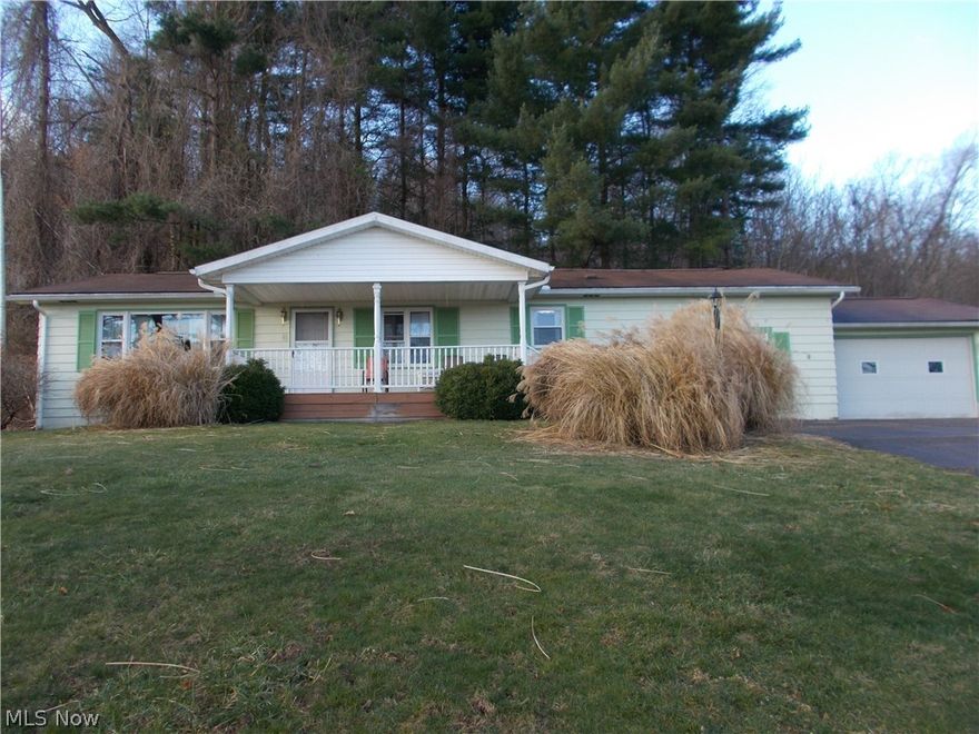 This  ranch home is close to Coshocton and Roscoe. New living room and dining room carpet, hardwood floors in the bedrooms, full basement, and a large family room. The laundry has been moved to the main level , can be changed to the basement area. This  property has 1.86 acres and is ready for a new owner. Call today to view this home.