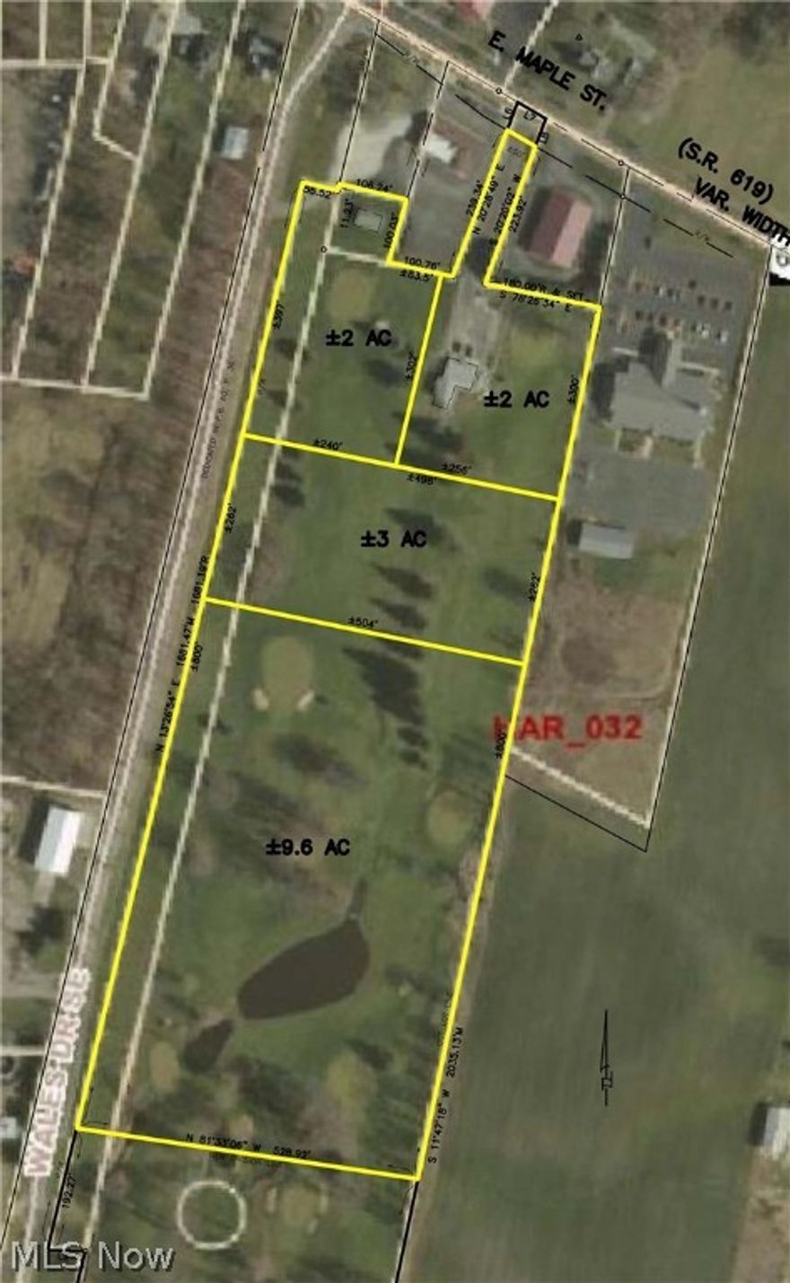 16 plus acres Zoned Light Industrial with Double Road Frontage - Owner will split into 4 Parcels - Asking Price $75,000 Per Lot - Additional Features: Office, Gravel parking, Pond, Adjacent to General Industrial zoning, Well water and Sewer - All parcels approximate and are subject to actual survey - Walk the property at your convenience - See zoning map for actual zoning.
