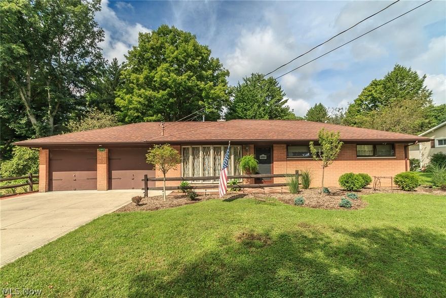 Very nice, well kept 3 bedroom Brick and Cedar Ranch style home.  Spacious landscaped  yard with a treed lot and an outside 12x16  storage shed. This Lovely ranch features a 4 yr old  roof and gutters . Newer Driveway, an outside patio along with an enclosed screened Sun room  with a  laid foundation that can be used to convert this sun room into to a complete enclosed  windowed  enclosure. The Family room offers cathedral style ceiling  , and a comfortable and  cozy Wood burning or Gas  brick fireplace to warm yourself on those chilly winter evenings. There is ample closet space  offered   in each of the three bedrooms, and the master Hall Bath has been completely remodeled with newer lighting, vanities and tile accenting the  bath and flooring Newer Kitchen cabinets, counter tops, flooring and built in appliances. This Chesterland home  is ready  for you to  move right in.