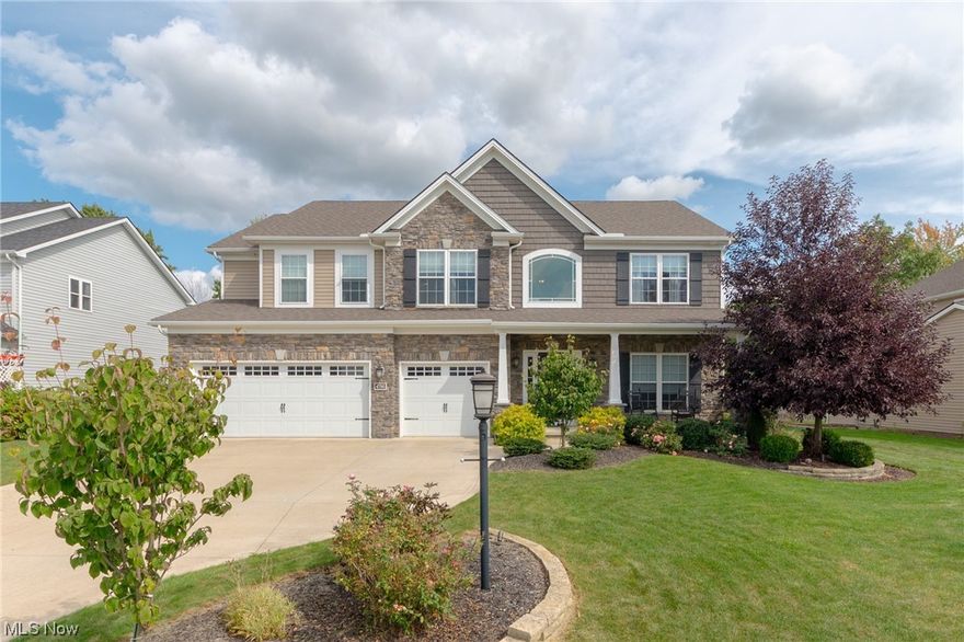 Welcome to your dream home in the prestigious West Chase Landings neighborhood! This impressive 5 bedroom, 3.5 bath Colonial boasts attractive landscaping, charming front porch, 3 car garage & an open concept design showcases both modern luxury & comfort!  Every upgrade offered by the builder has been meticulously incorporated, ensuring that this home is move-in ready & packed w/ high-end features. The gorgeous wood floors add warmth & elegance. 2 separate offices offer privacy & functionality for remote work or study. The heart of the home is the eat-in kitchen, featuring refinished cabinetry, built-in appliances & sprawling center island; opening to the bright vaulted sunroom & family room w/ cozy fireplace. Upstairs are 4 generously sized bedrooms, 2 full baths including the luxurious master bath & huge walk-in closet, a bonus room ideal for movie nights & the convenient laundry room. Brand new finished basement, spanning over 1,600sq.ft w/ an expansive recreation room, an inclusion of an egress window that provides a 5th bedroom, additional bonus room/6th bedroom option plus a full bath for added convenience. Step outside to your newly fenced-in, private backyard, w/ sprawling patio, hot tub & landscape lighting; where you can enjoy outdoor gatherings, or simply unwind.  This home offers not only a beautiful living space but also a great location w/ nearby amenities, parks, shopping & schools. Don't miss this rare opportunity to own this must have home!