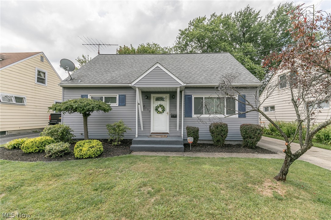 A sensational Cuyahoga Falls Cape Cod with over 1700 square feet of total living space. This home has many updates, including furnace, a/c, roof, bathroom, and so much more. The rear yard is completely fenced, with a large 2 car garage, and has a covered patio area. The finished basement offers approximately 500 square feet of additional living space, with a bar and family room, and is plumbed and ready for a second bathroom. The large kitchen has an eating area. A large living room has natural wood floors, which extends to the first floor bedrooms as well. The master bedroom is 33x13.