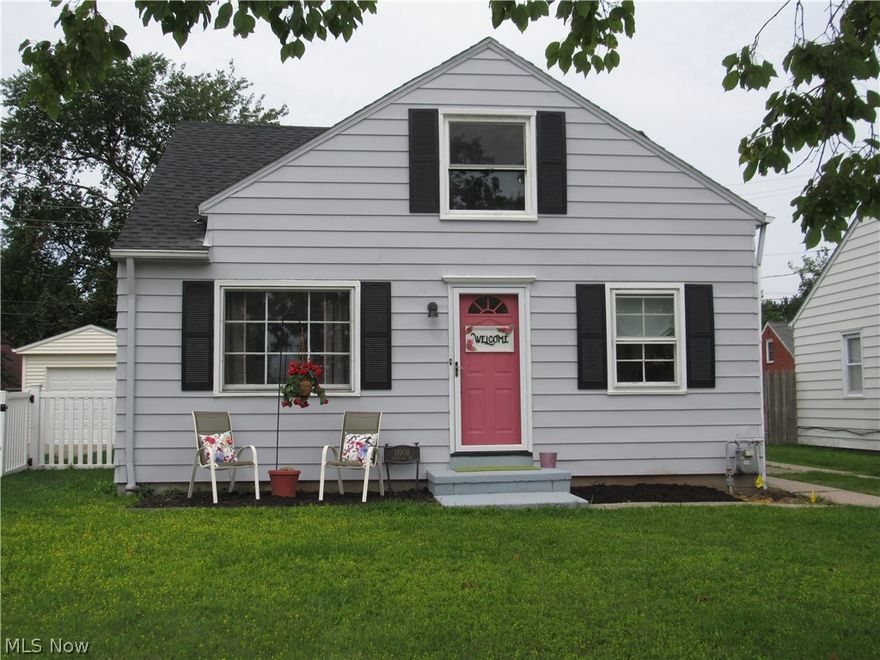 Location, Location, In the Heart of West Park. Just Minutes from Kamms Corner, Lakewood and Metro-Parks. Well maintained Home with hardwood floors, freshly painted throughout. Newly remodeled Kitchen and Bath. Two 1st floor bedroom's and a Large open second floor Master bedroom partially finished. Newer roof. 1st floor laundry. Private backyard with detached garage.