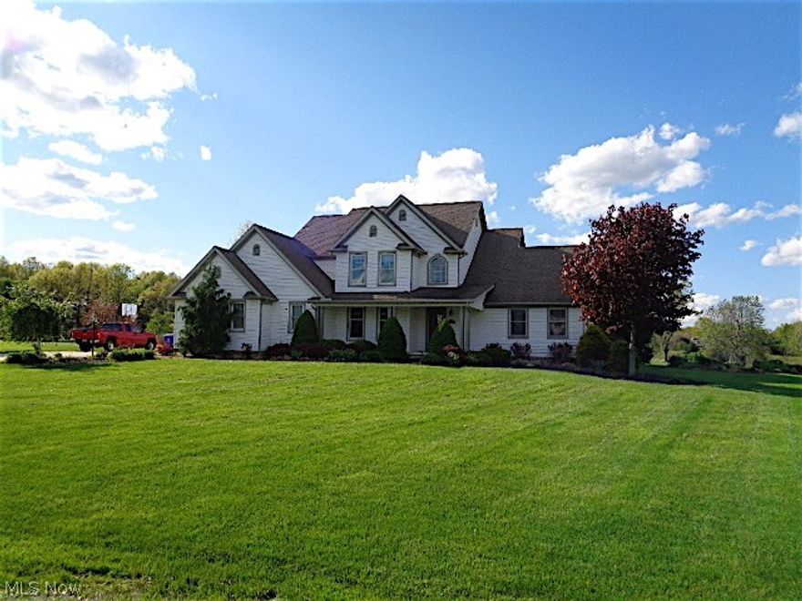 Welcome to 2455 Tamarack Trail!  As you pull up, this home is a sight to behold. From the beautiful landscaping and shrubbery to the seemingly endless 5 acre backyard!  This home boasts a spectacular great room with vaulted ceilings and gorgeous fireplace.  Just around the corner is the large eat-in kitchen with cozy eating nook & bay windows that provide ample natural light to sit and have your morning coffee overlooking this stunning property. Privately situated on the first floor is the master suite with tons of closet space, jetted tub and private shower & toilet.  Upstairs you will find three bedrooms and a full bath, each generously sized! This is a unique combination of community, beauty and acreage, and all conveniently located. Schedule your showing now, before it's too late!