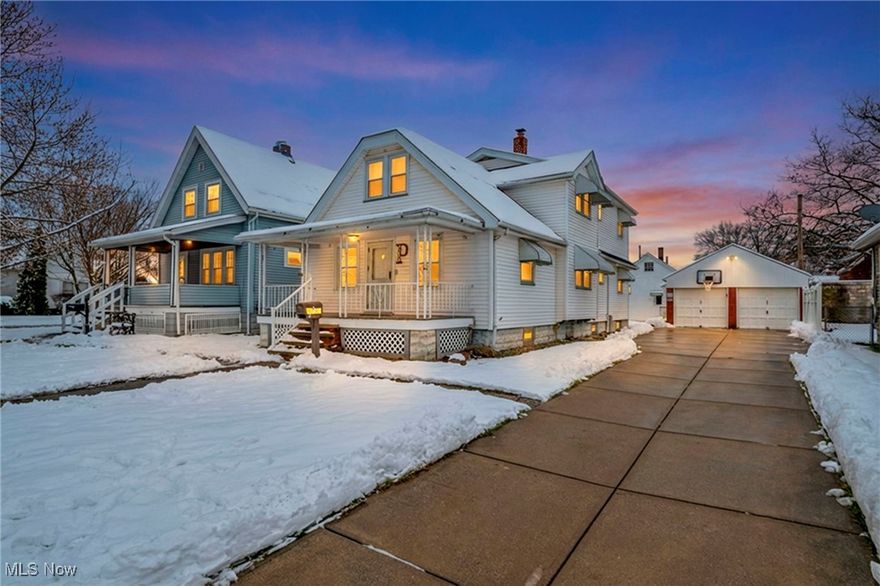 Nestled in Parma, this inviting 5-bedroom, 2-bathroom home with over 2,000 square feet blends generous living space with thoughtful updates sure to impress. Step onto the large covered front porch and sense the charm of this residence from the moment you arrive.

Inside, you’ll find an expansive living room with updated carpet, an office space, and a comfortable first-floor bedroom. A full bathroom is conveniently located on the main level and includes a laundry chute for added ease. The spacious kitchen features painted cabinets, generous storage, and updated LVP flooring that flows seamlessly into the adjoining dining area, creating a cohesive and functional space for cooking and gathering.

Upstairs, the primary bedroom offers an impressive amount of closet space, providing exceptional room for organization and storage. The second-floor bathroom is roomy and includes both a shower and a separate vanity area, adding to the home’s daily comfort. Three additional bedrooms complete the upper level, offering flexibility for guests, hobbies, or additional workspace.

Outside, enjoy a covered Everstone-style porch, a two-car garage, and a long driveway that extends the entertainment and parking space. A low-maintenance turf backyard rounds out the exterior, offering a green space that’s easy-care yet functional. A notable recent upgrade: the roof was fully replaced in 2021, giving peace of mind and long-term durability. Experience the comfort, space, and convenience this home offers and see for yourself why it stands out.