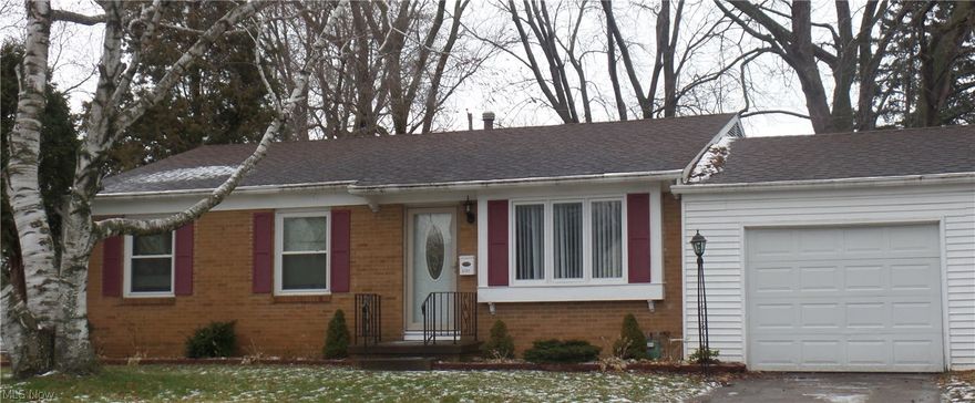 One story 3 bedroom, 1 1/2 bath home. Hardwood floors throughout, formal dining area, full basement, fenced yard and 1 car garage. New water heater in 2012, furnace 2013 and weatherization in 2012 with extra insulation. All measurements are approximate. Subject to short sale approval.
