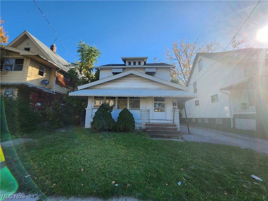 Excellent opportunity for an investor or owner occupant! Make this 3 bedroom/1 bath home your own. Spacious living room, dining room with built-ins, and roomy kitchen with LVT flooring. Three nice size bedrooms and bathroom upstairs. The roof is brand new.