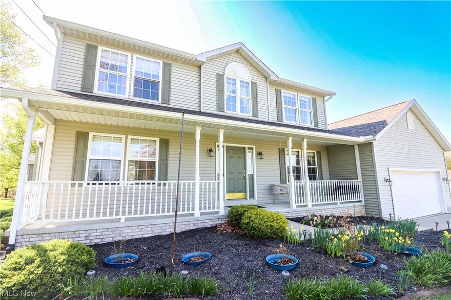 Welcome to this charming colonial home in Geneva, Ohio! This 3 bed, 2.5 bath property spans 2132 sqft and features a new roof (2022) and a pool spa. Inside, you'll find a comfortable living room and separate dining room. The kitchen has ample counter space and storage. Upstairs, the primary bedroom has an en-suite bathroom and two more bedrooms share a full bathroom. The backyard has a pool spa, perfect for relaxing outdoors and provides ample space for outdoor activities. The home also has a two-car garage and a full basement for storage. This home is a short distance from local shops, restaurants, and attractions. Don't miss out on this great opportunity to make this charming colonial your own!