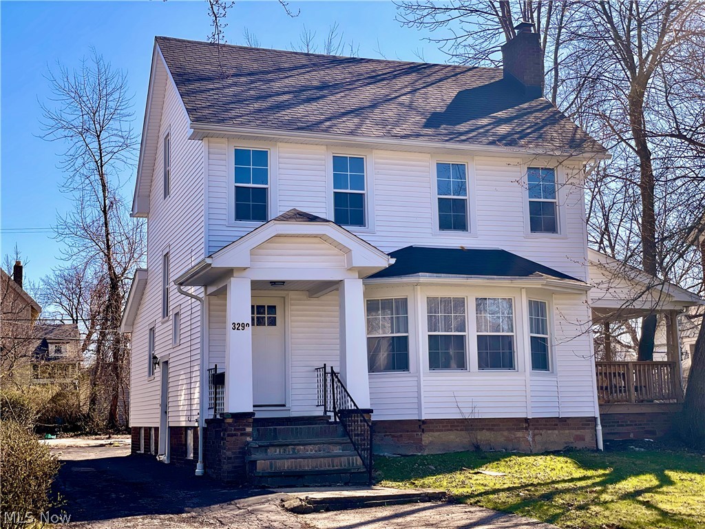 This Cleveland Heights property is a fixer upper's dream! Think of how you can add to the many updates throughout including: New Siding, New Roof, and New Windows. Flooring has been updated with Laminate and carpet. In addition, the kitchen includes all appliances and newer cabinets. The laundry hookup is located conveniently on the main level, just off of the kitchen. Enjoy the side deck through the beautiful french doors. 4 bedrooms (4th bedroom is on the 3rd floor) 1 full and 1 half bath. Large basement has additional storage space and laundry hookups. Close to public transportation, stores, and highways. APHW - one year home warranty is included with this home for Buyer peace of mind. Seller has never occupied the property. Seller will not make any repairs nor remove any items from the home. Priced to Sell AS-IS. POS Violations will be assumed by the Buyer.