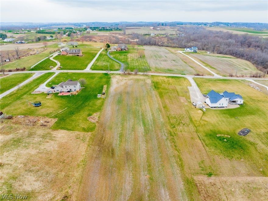 LIVE ONSITE AUCTION-Tuesday, May 5th at 6:00 PM
Parcel 9: 5.8 acres – 100’ road frontage – mostly open, rolling building lot