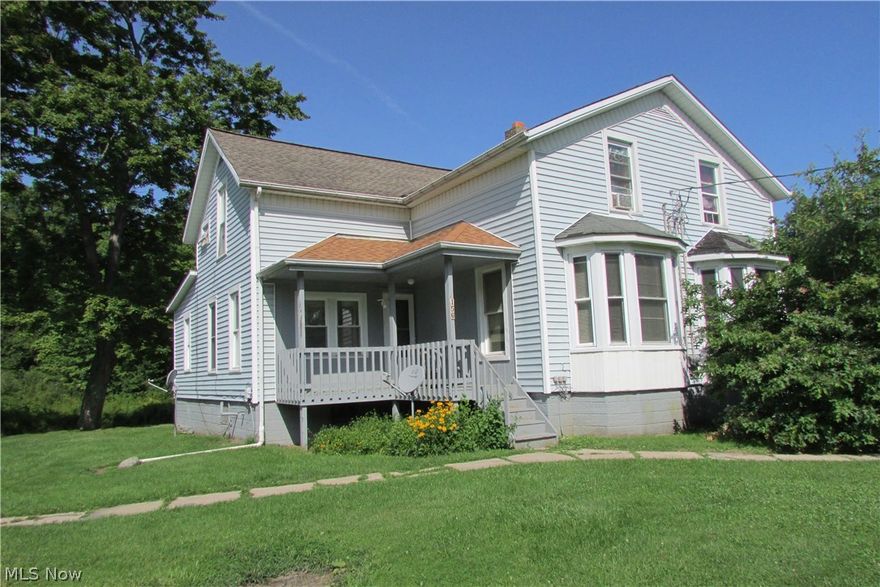 Grand Valley Schools.  First floor 2 bedroom with laundry hook ups in the kitchen.  The posted rent and the minimum water sewer bill (included) are due to the owner each month and the owner includes trash and grass mowing.  If you run over the minimum water/sewer, you will owe that amount when the bill comes.  We include the minimum bill in your monthly payments to help you budget and avoid the department's higher security deposit.  You pay the oil heat and electric for your unit.  This is in a four-plex with a nice unit to enjoy with yard space and porches.  The Homeowner does ask 1st month's rent and security, plus an oil security prior to move in.