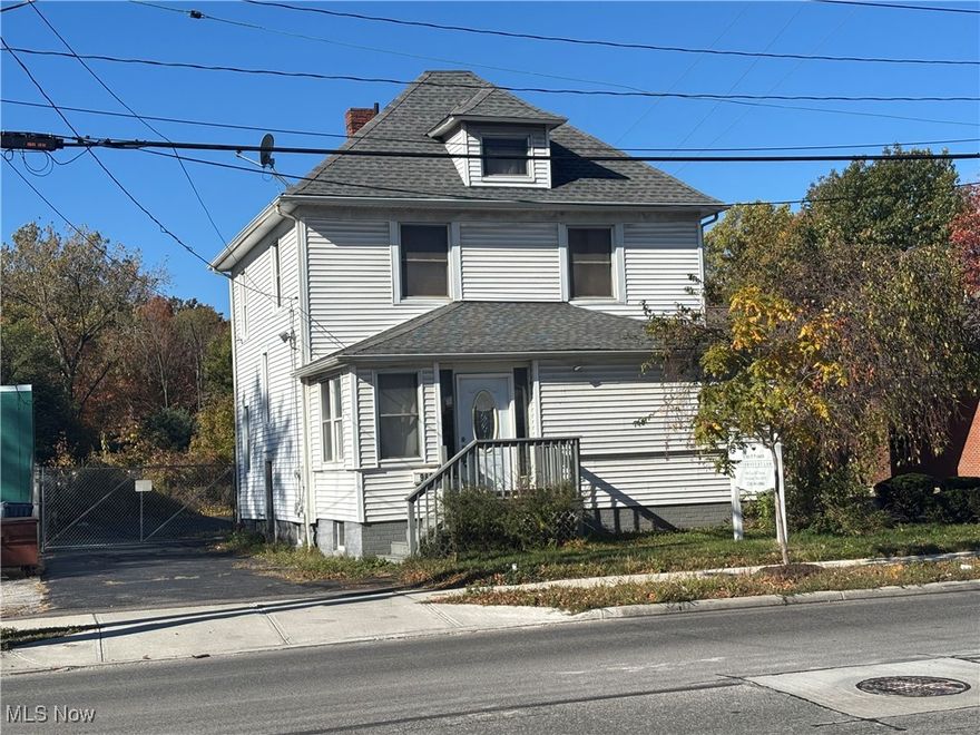 Exceptional Commercial property in a highly visible location sits on a heavily traveled corridor* Excellent and affordable opportunity to expand or grow your business in a well maintained building with long term owner occupied, currently being used as a law office* Welcoming common area offers comfort for collaboration* Solid 3- story Vinyl Sided Building with Private Offices features Newer Windows and Full Kitchen/Cafeteria on the main level, 2nd floor offers 4 additional offices and full bathroom, 3rd level has an additional office with tandem access* Wood flooring under carpet* Lower level has a ½ bath, all of the mechanicals, is partially finished and offers ton of storage room with a back door leading to the parking lot* Roof 2014, Newer concrete pad at rear of building and Newer AC 2023* Endless possibilities to include: Own the building and lease out until you need more space offering a premium setting to elevate your operations or lease to several different occupants as there are 4 separate entrances (front, back, side & lower level walk-up)* Ideal for a variety of business needs, this office space is the perfect blend of style and practicality* The property is conditionally zoned for office use, offering an excellent opportunity for professionals seeking a charming functional space* Backs up to wooded area* The exterior of this property has ample on-site parking for (10-12) cars, paved drive, fully fenced area with immediate access to all major highways* Newer sidewalks, curbs and paved street completed 11/23 by the City of Cleveland Street Beautification Project* The building is conveniently located next door to Fifth Third Bank & ATM and in close proximity to many National Companies such as: O’Reilly Auto Parts, Home Depot, Sunoco, 7-Eleven, KFC and Family Dollar to name a few including several small businesses* Call today for details and a private showing* Easy to show* Fast occupancy available* Owner is retiring.