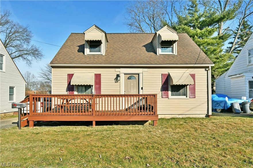 3 bedroom Cape Cod in Austintown. This home has 2 completely updated full baths, 3 bedrooms with a possible 4th in the partially finished basement, newer vinyl siding, a large 1-car garage, newer front deck and more! All kitchen appliances as well as washer and dryer to stay. Don't miss your opportunity to see this great home in a charming Austintown neighborhood.  Call today for your private showing.