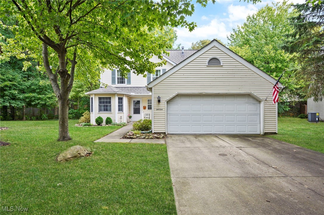 Welcome to this one-owner, impeccably maintained condo tucked away on a quiet cul-de-sac in the desirable Halle Pointe community of Willoughby! Offering nearly 1,800 sq ft of living space, this home is designed for both comfort and convenience with 3 bedrooms, 2.5 baths, and an attached 2-car garage. The main floor features a warm and inviting layout with a cozy breakfast nook off the kitchen, a spacious dining area with custom built-ins, and a vaulted living room centered around a beautiful fireplace—the perfect focal point for gathering and relaxing. This bright and airy space is enhanced by two new skylights that fill the room with natural light and sliding doors that open to the private backyard deck, where you can enjoy your morning coffee or unwind in the evenings. A first-floor laundry and half bath add everyday ease, and all appliances stay, including the washer and dryer, making this home truly move-in ready. The highlight of the main level is the spacious primary suite, complete with a large walk-in closet and an en suite bath featuring both a shower and a tub. Upstairs, you’ll find two additional bedrooms, each with generous closet space, along with a full bath. One of the bedrooms includes a bonus finished attic space—ideal for a children’s playroom or an oversized walk-in closet—while the additional unfinished attic space provides even more room for storage. Perfectly located just minutes from freeway access, shopping, and everyday conveniences, this home is also only a short drive to downtown Willoughby, where you’ll find amazing restaurants, boutique shops, and a lively community atmosphere. Add in the benefits of maintenance-free living with landscaping, snow removal, and more all included, and this home truly has it all. Schedule your showing today before it’s gone!