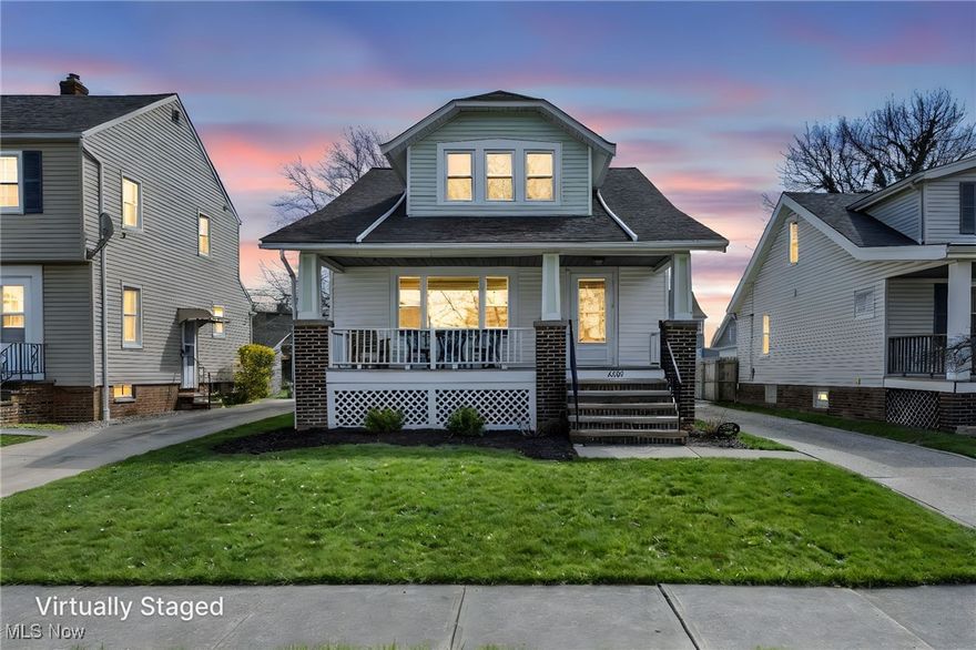 Don't miss out on this BEAUTIFUL 4 bedroom & 2 bathroom bungalow in Parma! The living room includes refinished hardwood floors, a brick fireplace & elegant built-in cabinets * Large dining room features built-in seating, cabinets and refinished hardwood floors * Stunning kitchen offers granite countertops, nice pantry & stainless steel appliances, including a brand new microwave & stove * A full bath with new vanity and 2 bedrooms complete the main level * Large master bedroom has a walk-in closet and an additional oversized bonus room off of the master bedroom that can be used as an office, nursery, or sitting room * The basement includes a finished rec room with brand new carpeting, paint, glass block windows, newly built home office with noise blocking insulation and a gorgeous new bathroom with a walk-in shower * Inviting front porch * Back concrete patio * New windows in most of home 2019 * Electrical panel & updated electrical 2017 * Garage Rebuilt 1998 * Furnace 2010 * Roof 2008 * Insulation 2020 * HVAC and cable hookup in garage * Brand new hot water tank 2025 * Fresh paint throughout most of home * Schedule your showing today!