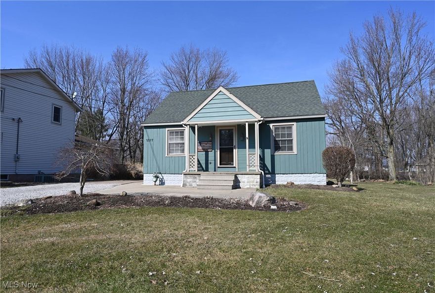 The cutest Cape Cod on the market!  Check out this three bed and one bath home on 1.5+ acres in Sheffield Village.  Third bedroom is finished attic.  First floor boosts two bedrooms, large living room, full bath, large eat in kitchen, and a relaxing sunroom/screened in porch.  This home is equipped with a Generac generator.  There is a 25'x30' barn on the property.  A/C and furnace have been replaced in the last five years.  Tankless Water Heater is 1 year old.  Laundry area in the basement with a large cedar closet.   This home has been loved and well maintained- come see it today!