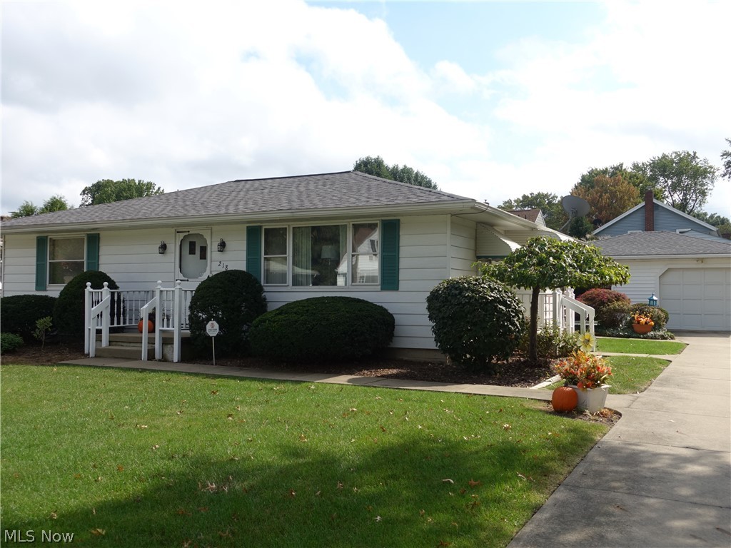 Absolutely spotless and well cared for 3 bed/2 full bath ranch is beautiful. Gorgeous hardwood flooring in most of the rooms and freshly painted. Spacious living room has an abundance of light. The dinette and updated kitchen are bright and leads you to enjoy the 3 season sunroom with access to the nice backyard. There's even a covered patio off the 1 1/2 car garage. Updated full bath, waterproofed basement. Updates include: Roof on home and garage (2016), Kitchen updated with backsplash, flooring, hardware and painted cabinets, hot water tank, furnace and AC (2010), Basement can easily be finished and features a full bath with walk in shower. Radon mitigation system installed 2016. A pleasure to show.