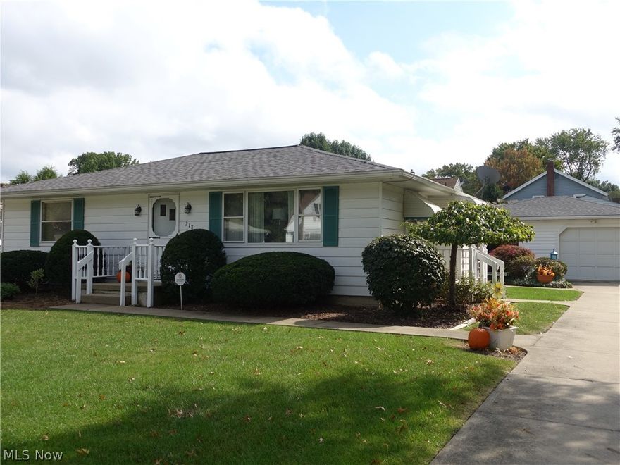 Absolutely spotless and well cared for 3 bed/2 full bath ranch is beautiful.  Gorgeous hardwood flooring in most of the rooms and freshly painted.  Spacious living room has an abundance of light.  The dinette and updated kitchen are bright and leads you to enjoy the 3 season sunroom with access to the nice backyard.  There's even a covered patio off the 1 1/2 car garage.  Updated full bath, waterproofed basement.  Updates include:  Roof on home and garage (2016), Kitchen updated with backsplash, flooring, hardware and painted cabinets, hot water tank, furnace and AC  (2010),   Basement can easily be finished and features a full bath with walk in shower.  Radon mitigation system installed 2016.  A pleasure to show.
