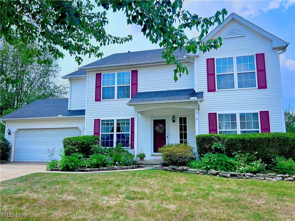 Welcome to this 4-bedroom 3-bath Colonial located in Stonecreek. This charming home starts with a covered front porch, perfect for relaxing evenings. Step inside a formal living room with bay windows. The heart of the house is the inviting great room with a cozy fireplace and seamless access to both front and rear porches for easy indoor-outdoor living.
The kitchen is a chef’s dream, featuring extensive cabinetry, stainless steel appliances, a peninsula breakfast bar, and a spacious dining area. A convenient half-bathroom is nearby. Upstairs, the owner's suite offers a private retreat with a walk-in closet. Three additional bedrooms, one with a walk-in closet, share a full bathroom.
Expand your living space with a fabulous finished basement, perfect for a family room or entertainment area. Outdoors, relax on the back patio, overlooking a large yard and serene wooded backdrop. Notable updates include a new roof in 2016, a water heater in 2019, and a freshly painted deck in 2024. This house offers a Home Warranty.
This home combines elegance and functionality, making it a perfect choice for your next move. Don’t miss the opportunity to make it yours! House is located minutes from the freeway, shopping dining, and entertainment.