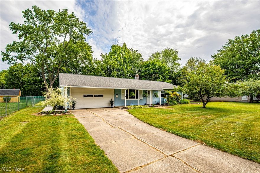 Welcome Home! This beautiful 3 bedroom 1.5 bathroom Ranch on .33 acres, is about as turn key as it gets. Walk through the front door of your new home into the living room where there will be plenty of memories to be had. Enjoy the convenience of a half bath while you entertain your family or friends. This home offers a spacious laundry room with access to the two car garage. After a productive day, enjoy your accomplishments under your new gazebo, gazing onto your fully fenced back yard.