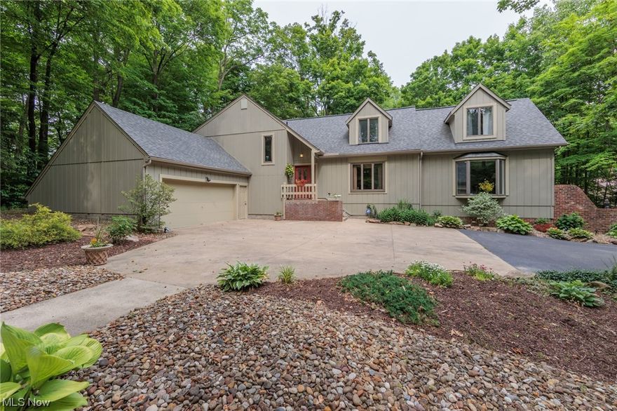 Move in and Enjoy. Enter through treelined driveway to Over 3000 square feet verified by appraiser, plus finished lower level.  Private dead end street situated on 2.11 acres. Every square inch of this home has been updated in some way.  Spacious kitchen with granite counters, ceramic floors, and all appliances to stay with slider to backyard deck.   Great room large enough for infinite furniture arrangements.  Formal dining room with Walnut flooring.  Family room with Lopi wood burning stove insert and another slider to backyard.  Lower level recreation room with pool table to stay, dry bar, garden windows, work shop, storage and large utility area.  Second floor offers, Owners suite fit for a king with sitting area ideal for quiet work space.  Walk in closet and luxury bath with walk in shower and granite counter.  Two additional guest bedrooms with bath also with granite counters.  Detached 6 car garage with electric at each bay and overhead lighting great for car buff or anything imaginable.
Special features with in past 15 yrs:  Whole house Generator, kitchen and bath remodels, all flooring, fixtures, counters, painting, driveway, furnace, air, hot water heater, soffits, gutters, most windows, radon system, leach field and so much more.  see supplements