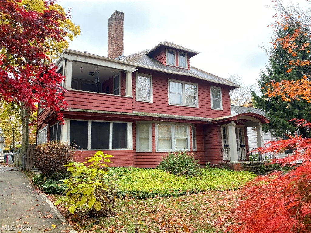 Located on a quiet, treelined residential street, this two-family home is a combination of 1920’s craftsmanship and appealing lifestyle amenities, and has been well maintained by one owner for more than four decades. Property includes a grassy backyard with a garden shed, patio and a brand new 2-car garage and plus off-street parking for two additional cars. Basement offers two separate storage areas for tenants. Situated two blocks from a bus stop in a walkable neighborhood. it is near three shopping/entertainment districts that are home to restaurants and watering holes, a movie theater, specialty shops, libraries and grocery stores. It is a 5-minute drive from University Circle and its many cultural, educational and medical institutions including the Cleveland Museum of Art, Case Western Reserve University, the Cleveland Institute of Music, University Hospitals and the Cleveland Clinic.
Each brightly lit suite, consistently rented at above market rates, has an oversized footprint plus desirable extras such as a fireplace (wood-burning downstairs, smokeless gas log upstairs), spacious side porch and sunroom. Both units feature a large dining room with charming built-in china cupboard and spacious living rooms and two full-sized bedrooms, one in each unit with an attached tandem room that is ideal for a dressing room, exercise space or office. Kitchens have multiple cabinets and are big enough to accommodate a table or food prep island.
The first-floor unit has hardwood floors throughout and access to its own washer and dryer in the basement as well as to a half-bath and semi-finished area that could serve as a playroom, family room or workout space. The second-floor apartment has its own in-suite laundry with washer and dryer; three newer Wi-Fi controlled window air conditioners; new carpet (installed 2023); and access to a large finished, air conditioned room on the third floor with a oversized closet and spacious additional storage space.