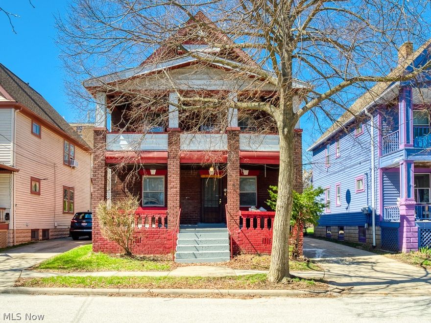 Opportunity awaits with this spacious all-brick home offering tons of character, flexibility, and upside potential. Formerly a duplex and later converted to a single-family home, this property presents multiple possibilities for the next owner. Whether you're an investor, house hacker, or DIY buyer looking to build equity, this is a property worth a look.

Inside, you'll find some recent updates including flooring and paint, along with the charm and solid feel that comes with an older brick home. The layout offers generous space and functionality, while still leaving room for improvements and value-add updates.

A major bonus is the 2-car garage, plus the potential to convert the property back to a duplex by adding a kitchen upstairs, making this an appealing option for someone looking for rental income or a multi-unit investment strategy.

This home does need work and is being offered as a great opportunity for the right buyer to bring their vision and make it shine.

Solid brick construction, flexible use potential, and room to add value — this one is packed with possibility.